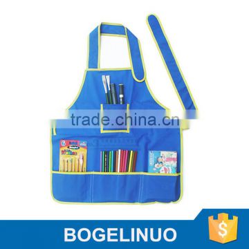 Blue Children Apron for Painting in stock