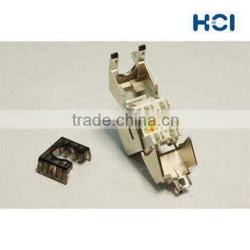 RJ45 STP 8P8C Connector Slim Version Cat6A Keystone Jack photo-6