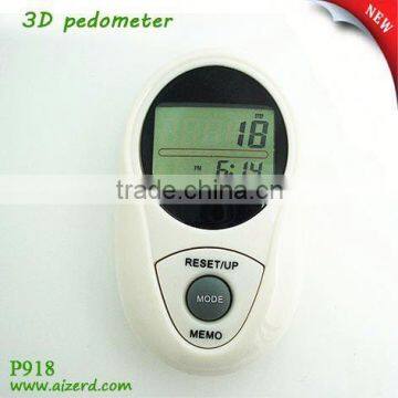 professional gift sports 3d sensor usb pedometer step counter