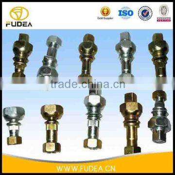 Hot sell excavator track decorative nut and bolt
