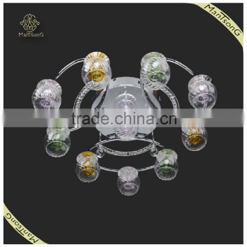 Modern Multi-colored Glass Ceiling Lamp Glass Ceiling Light Covers, Glass Ceiling Light Round for Home Decorative