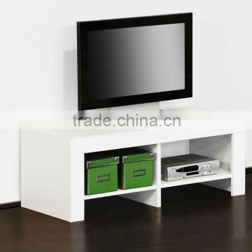 High white gloss MDF wooden tv cabinet