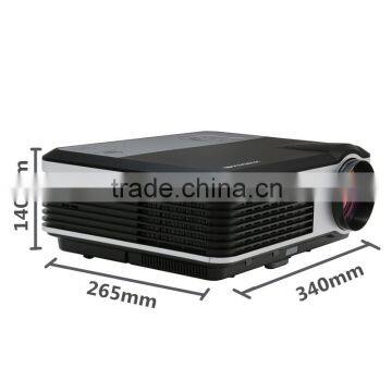 Caiwei A5 Wireless 2600 Lumens Portable WIFI Black Projector With USB Port