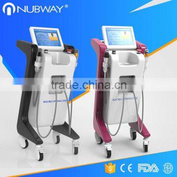 double microneedle rf skin tightening face lifting machine