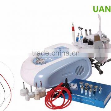 Dermabrasion+Gavanic+High frequency +Ultrasonic+ removal+Vacuum+Spray+Skin scrubber beauty equipment