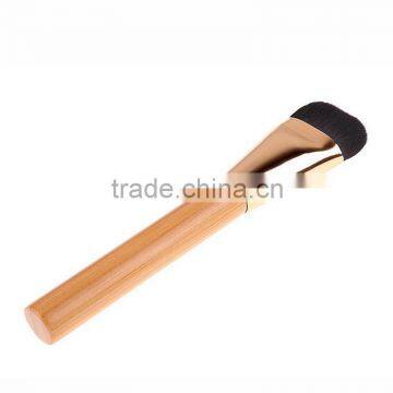 Big Promotion! Wholesale Good Quality 10pcs Bamboo Handle Cosmetics Kabuki Makeup Brush Set With Make up Brushes Cloth Bag ! photo-5