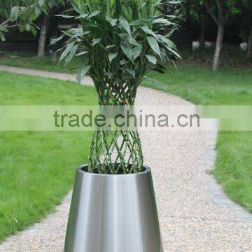 stainless steel container and flowers pots for garden use