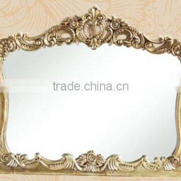 SJ-9189-4 42 1/8x51" large golden decorative framed bathroom mirror