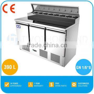 2017 Refrigerated Pizza Counter, Kitchen Equipment, CE, Aspera, R134a, TT-BC280D-2