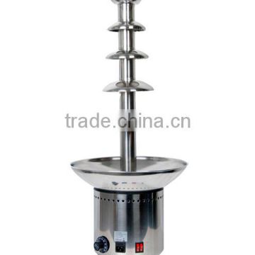 5-tier Stainless steel chocolate fountain for commercial