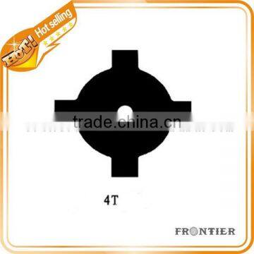 steel 4 teeth blade for grass trimmer