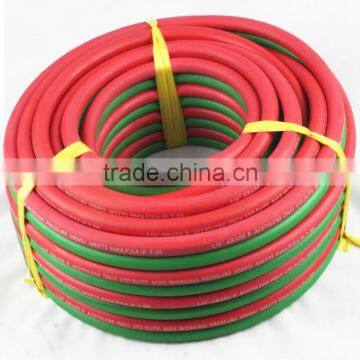 5mm/6.5mm/8mm/10mm Twinline oxygen and acetylene pipe welding rubber hose