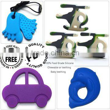 Make From Food Grade Baby Dolls Teether Silicone American Football photo-4