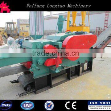 Mobile large capacity wood chipper with conveyor feeding method for sale