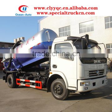 6000L DFAC high pressure vacuum cleaner suction truck