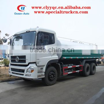 Dongfeng Kinland 6X4 water sprinkler 25000liters water tank truck for sale