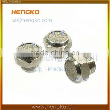 Sintered SS 316L stainless steel silencing pneumatic