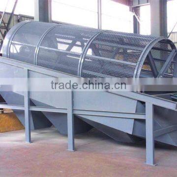 High capacity wet trommel screen for sand washing plant