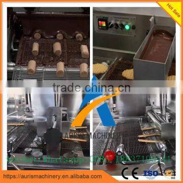 Popular Candy Cookies Enrober Chocolate Machine photo-6