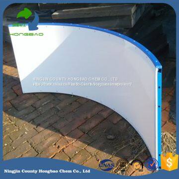 HDPE Sheet Dovetail Synthetic Ice Rink Barrier Dasher Boards