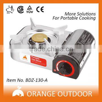 Mini elite protable gas stove with flame guard