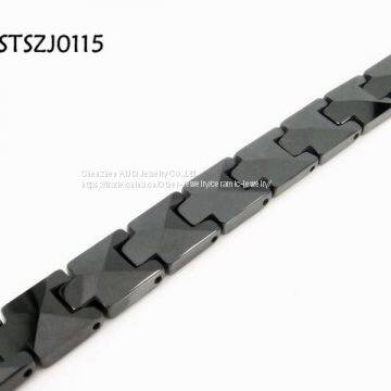 Gold Plate Titanium Steel Jewelry Bracelets Customized Design photo-3
