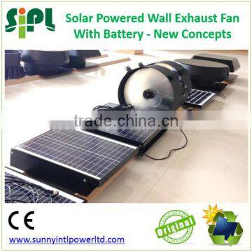 Vent Goods Solar Gable Fan With Battery and (adjustable) Solar Panel to Keep House Cool and Dry Wall Mounted Exhaust Fan photo-3