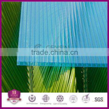 4mm/6mm Translucent Double Skin Polycarbonate Hollow Sheet 100% Makrolon PC Resin UV Protector 2100mm x 5800mm/6000mm/11800mm photo-2