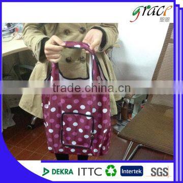 pull drawstring polyester made travel storage bag