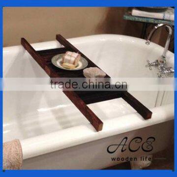 Solid Wooden Bath Rack Shelf