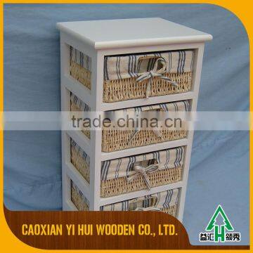 4 Drawers Wooden Cabinet Storage Design