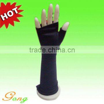 Elegant Satin Bridal Fingerless Wedding Gloves