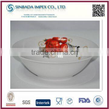 8inch high quality caremic bulk soup bowl