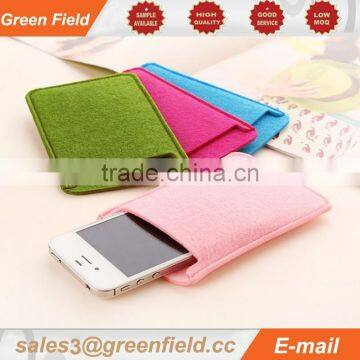 Colorful felt mobile phone bags,high quality felt mobile phone bags