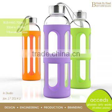 Borosilicate Heat Resistant Glass Travel Bottle BPA Free photo-6