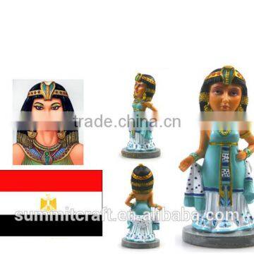 The Egyptian queen Cleo Petra resin sex figurine bobble head