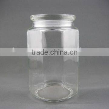 2400ml sealable glass jar,glass storage jar,food grade glass jars