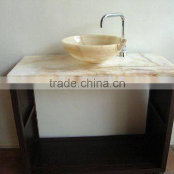 Red Marble & Granite Stone Bathroom Sink &Basin