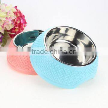 Hot Selling Non Slip Stainless Steel Bowl Pet