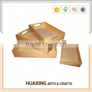 Cheap wholesale customized wooden tray for decoration with 7 years experience