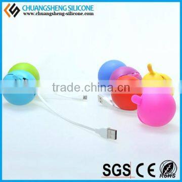Customized Data Wire Case, Silicone Phone Holder, Funny Silicone Data Link Box photo-3