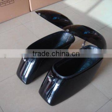 Glossy Painting Finish Customized Fiberglass Side Box for Motorcycle, Hand Lay, Carpet Inside photo-2