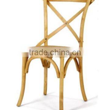 Cross back wooden chair Tuscan kitchen Chair