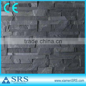 Black slate ledger stone