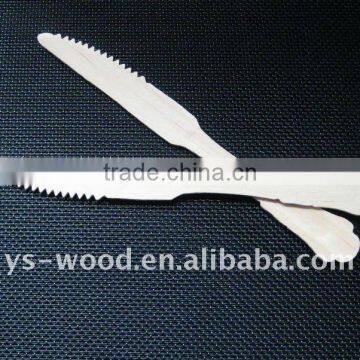 fast food disposable wooden knife