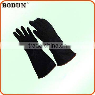 A3020 hand with wrinkle balck rubber industrial glove cleaning glove