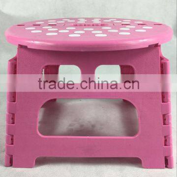Plastic Round Mini Portable Folding Stool for Kids photo-6