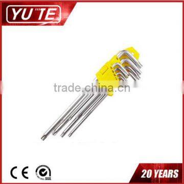 2017 good quality and sell well Yute 9PCS extra long arm torx allen key&screw allen key