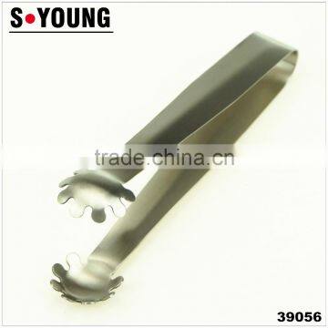 39056 6 Inch Mini Stainless Steel Kitchen Tongssalad Ice Tongs Tea Tongs photo-3