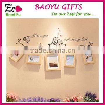 Photo Wall Frame Combination Wooden Photo Picture Frame Wall Hanging Frame